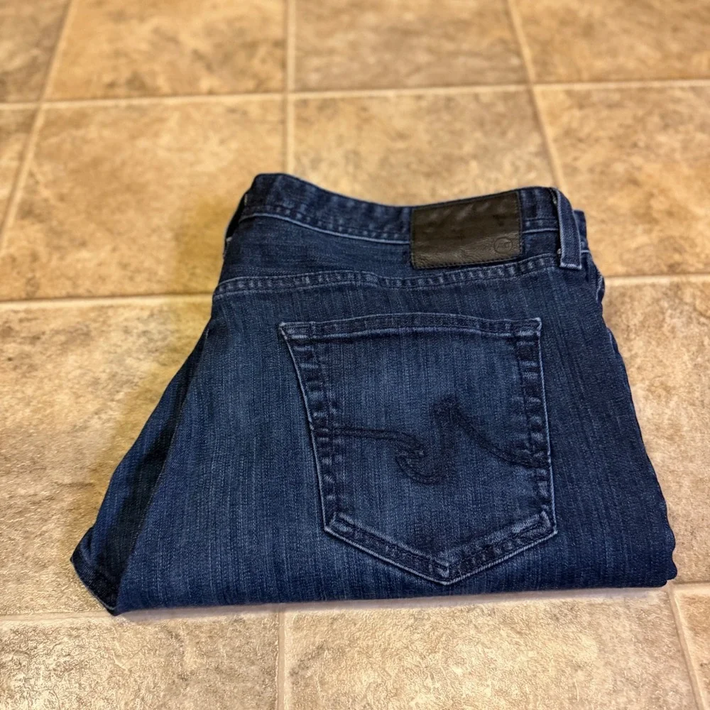 AG Adriano Goldschmied The Graduate Tailored Leg Dark Jeans 40x34 1174UDK-HPG